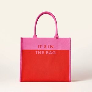 Kate Spade x Target Pink and Red Tote Bag